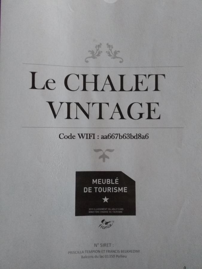 Chalet Vintage Pollieu Kültér fotó